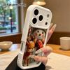 Phone Case: 2D Flat Design Suitable for iPhone 18, 17, 16, 15, 14, 13 Pro Stepped Protective Case, Snowman and Little Deer, Halloween Gift