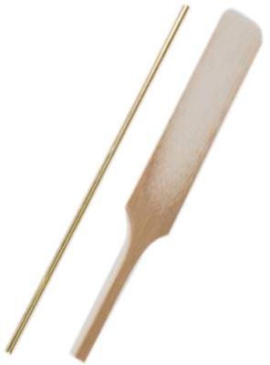 Bamboo Ash Press and Brass Straightening Rod Set