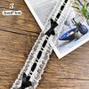 1Yard Bow Pleated Lace Trim Handmade Diy Decoration Baby Clothes Skirt Hem Clothing Lace Accessories Curtains Home Decoration