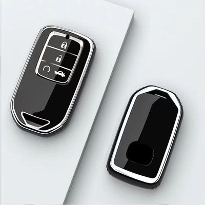Soft Tpu Car Key Case Cover Shell For Honda Crv Cr-V Fit Civic Accord Hr-V Hrv City Odyssey Xr-V Protector Holder Accessories