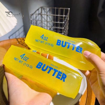 No Rebound Butter Stick Toy Shapeable Squeeze Toy, Stress Relief Stretchy Bar Soft Shaped Fidget for Relaxation