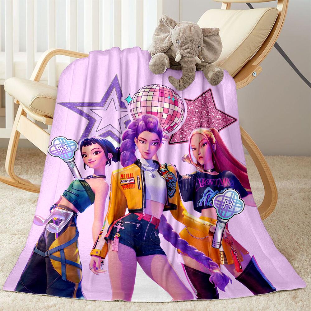 Space Adventure Trio Blanket Durable Comfort Suitable for Livingroom Office Seaside for All Seasons Playful Design