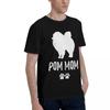 Pom Pomeranian 100 Cotton Casual Breathable Confortable TShirt Funny TShirt For Men Graphic Tee