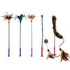 Non-slip Feather Cat Teaser Wand