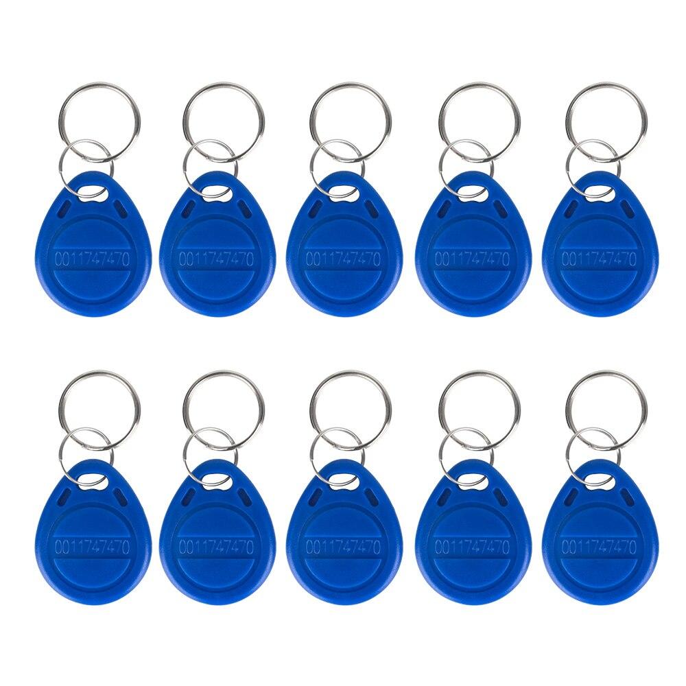 10-20pcs 125KHz Read-Only RFID TK4100 EM4100 Smart Chip Proximity Keyfobs Smart Secure Door Entry Access ID Keychain Token Tag