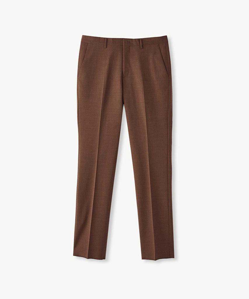 STCO Wool 42% Stretch Pants_Brown (Classic Fit)_Sslvb64Csh