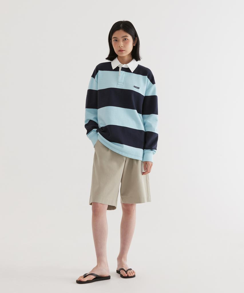 COVERNAT Authentic Rugby Sweatshirt Sky Blue