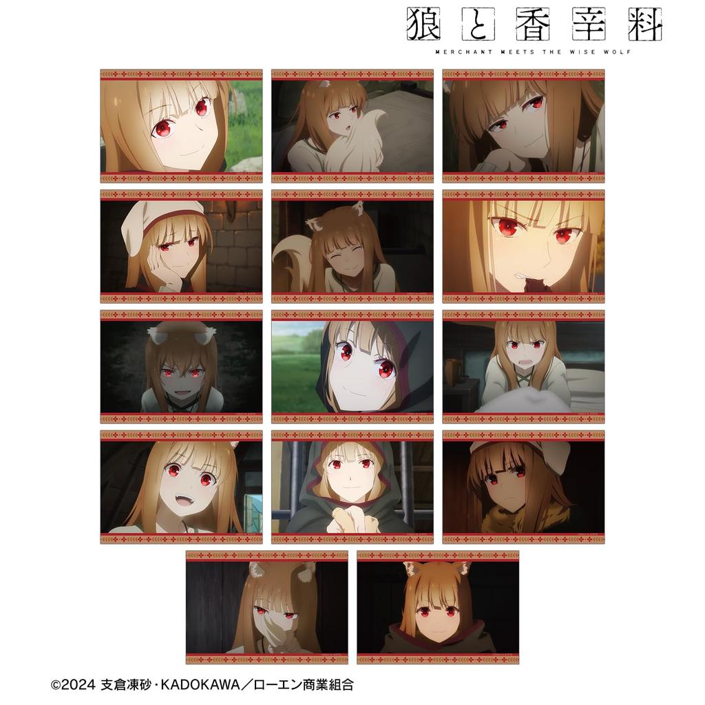 TV Anime and Merchant Meets the Wise Trading Holo Stills Bromide Box "Spice Wolf Wolf" 14-Piece