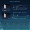 12V DC Průmyslový elektrický pohon: Teleskopická tyč s vysokým tahem a lineárním zdvihem, IP42