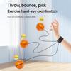 Wrist Return Ball Rubber Sport Ball With Strap And String Rebound Bouncy Balls Toy For Teens Adults Wrist Exercise Or Play