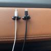 Car Mobile Phone Charger Cable Line Organizer Clip Clamp Self Adhesive Holder Manager Charger Auto Interior Clasp Accessories