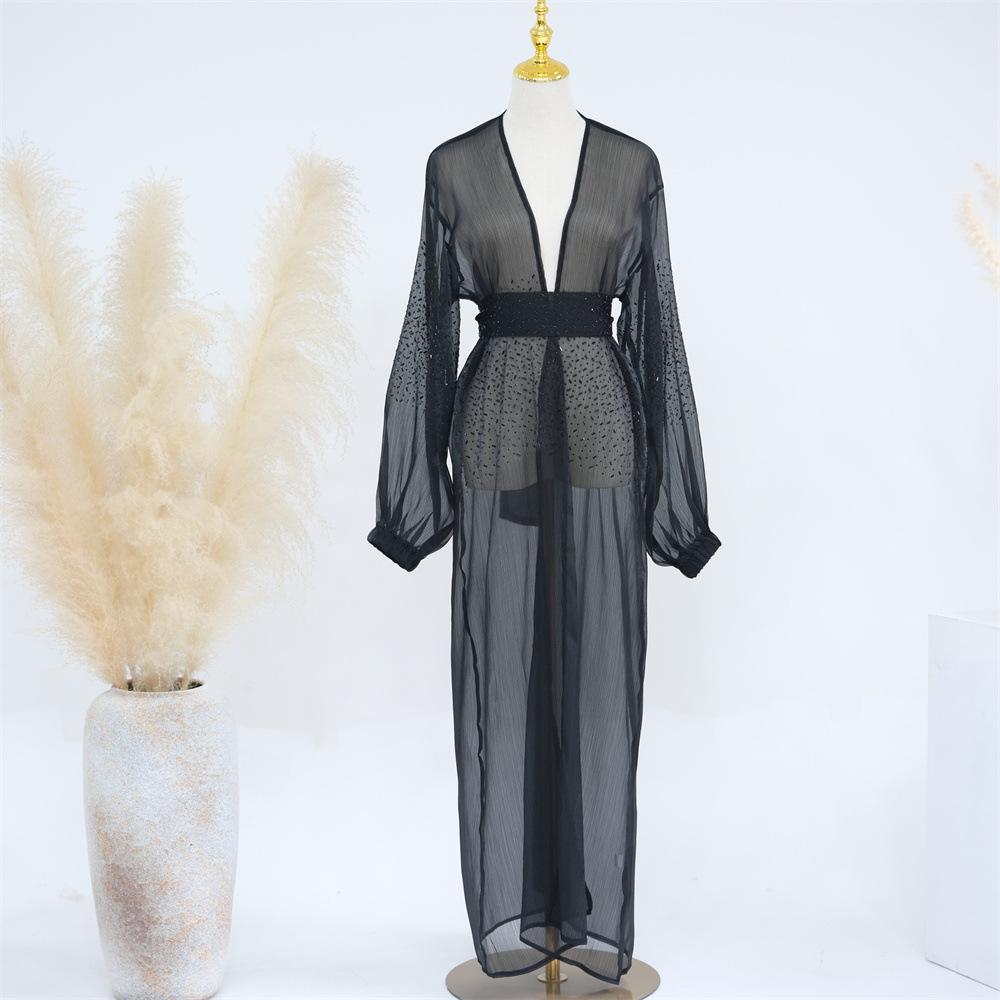 Loriya 2024 Bubble Sleeve Robe Cardigan LR698