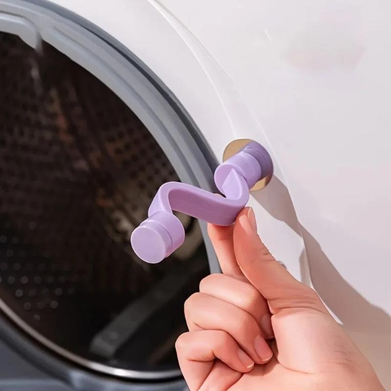 1 Stück Wäschetür-Sicherheitsschloss-Belüftet Anti-Schimmel Waschmaschinen- und Badewannen-Schutzclip-Schloss Magnetische Saugbefestigung Clip