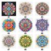 Mandala Full 11CT DIY Stamped Needlework Embroidery Kit 40x40cm Printed Cross-Stitch Kits for Beginners Adults Home Decor