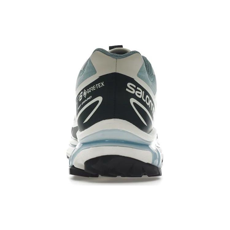 Kith X Salomon Gore-Tex Leather Slip-Resistant Durable Low-Top Outdoor Functional Shoes Unisex Shoes Blue Light-Blue 472068