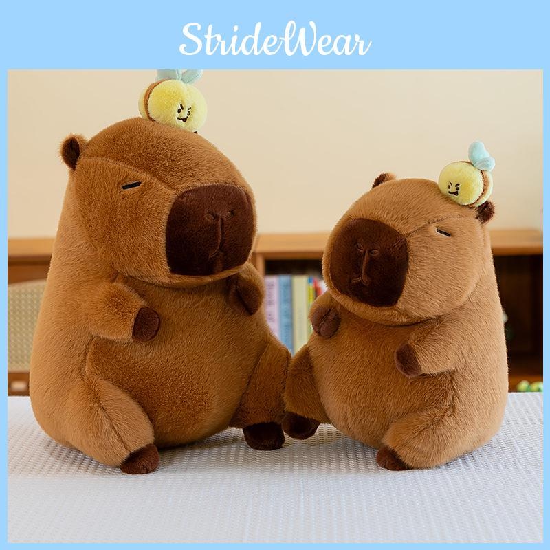 Bee Plush Capybara Toy Cute Cartoon Birthday Gift Girls Kids Adorable Dolls