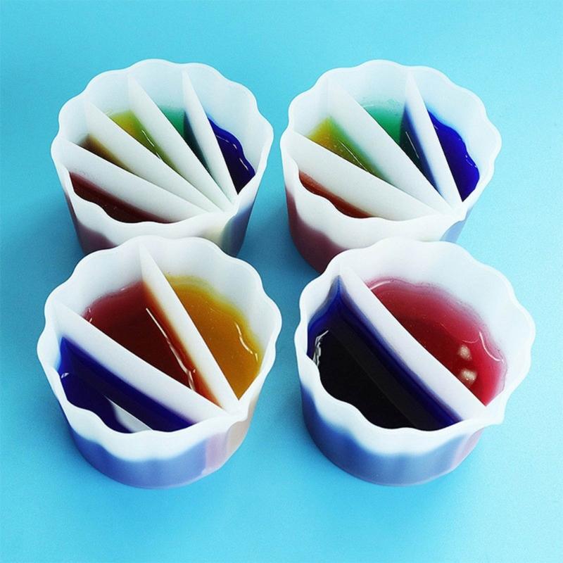 Resin Color Mixing Cup Silicone Mold Crafts Drawing Paint Pouring Cup Supplies