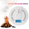 5-1PCS Digital Carbon Monoxide Detector Sound & Light Warning CO Alarm Sensor Battery Powered CO Gas Monitor for Home Warehouse