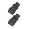 2PCS IEC320 C20 to IEC320 C13 Power Adapter Plug and Play C20 to C13 Power Socket Adapter for UPS PDU Server Ups Socket