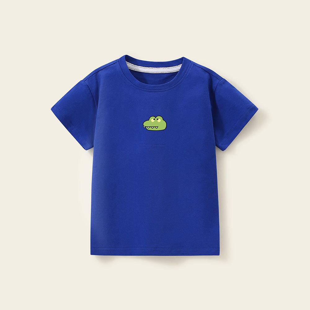 Белая футболка с короткими рукавами для детского сада для мальчиков — фото 10