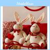 Adorable Rabbit Plush Dolls Couple Wedding Decorative Cushions For New Home Gifts