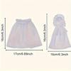 2Pcs/set Romantic Wine Bottle Cover Black/White Wedding Bottle Dress  Wedding Anniversary Party