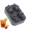 Ice Cubes Molds Silicone Ice Tray Ice Maker Skull-shaped Ice Maker Ice Tray Reusable Skeleton Mould Silicone Skull Ice Tray Mold