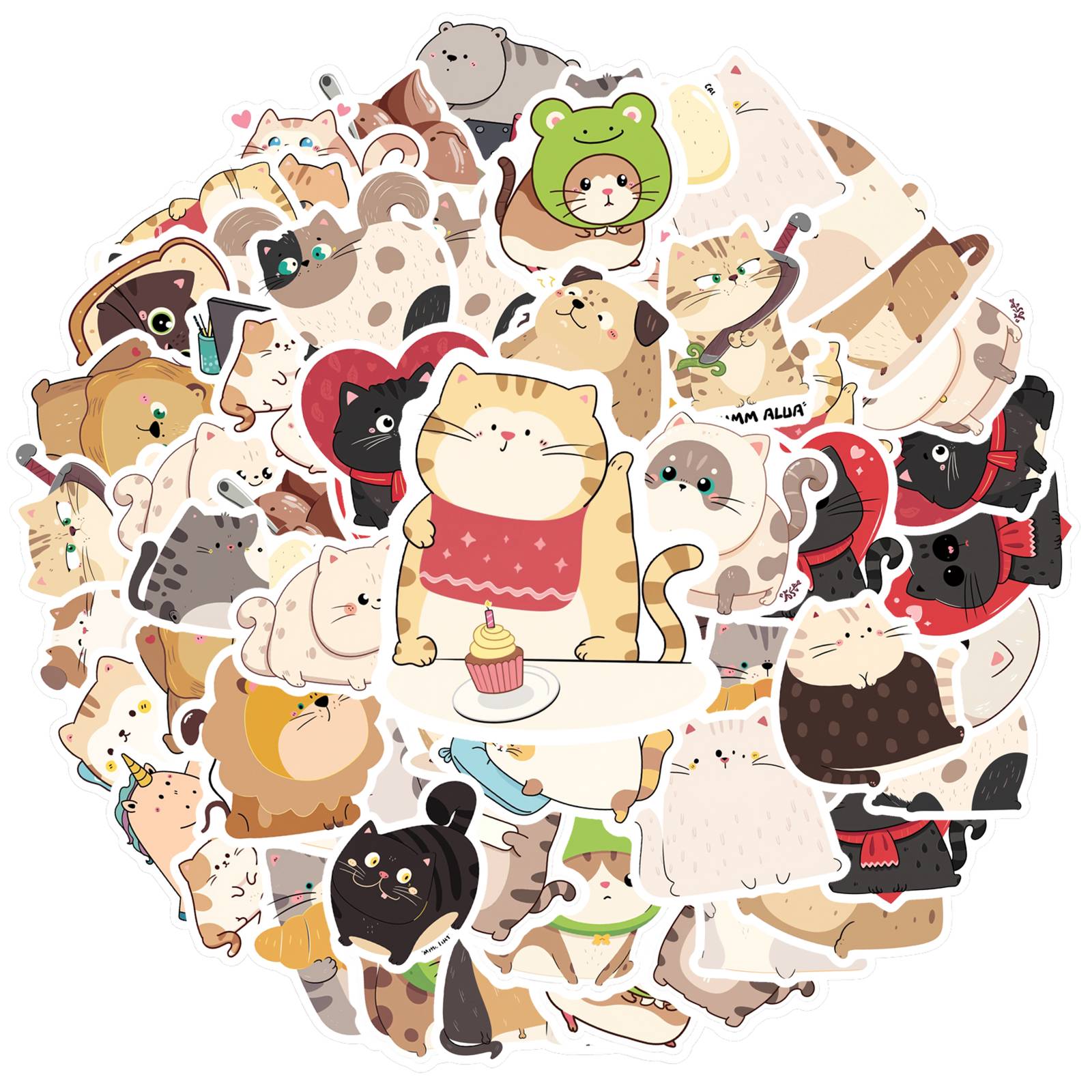 

35pcs Playful Cartoon Stickers Cartoon Cute Stationery Stickers Cute Stickers For DIY Phone Laptop Scrapbook Bike DIY Phone