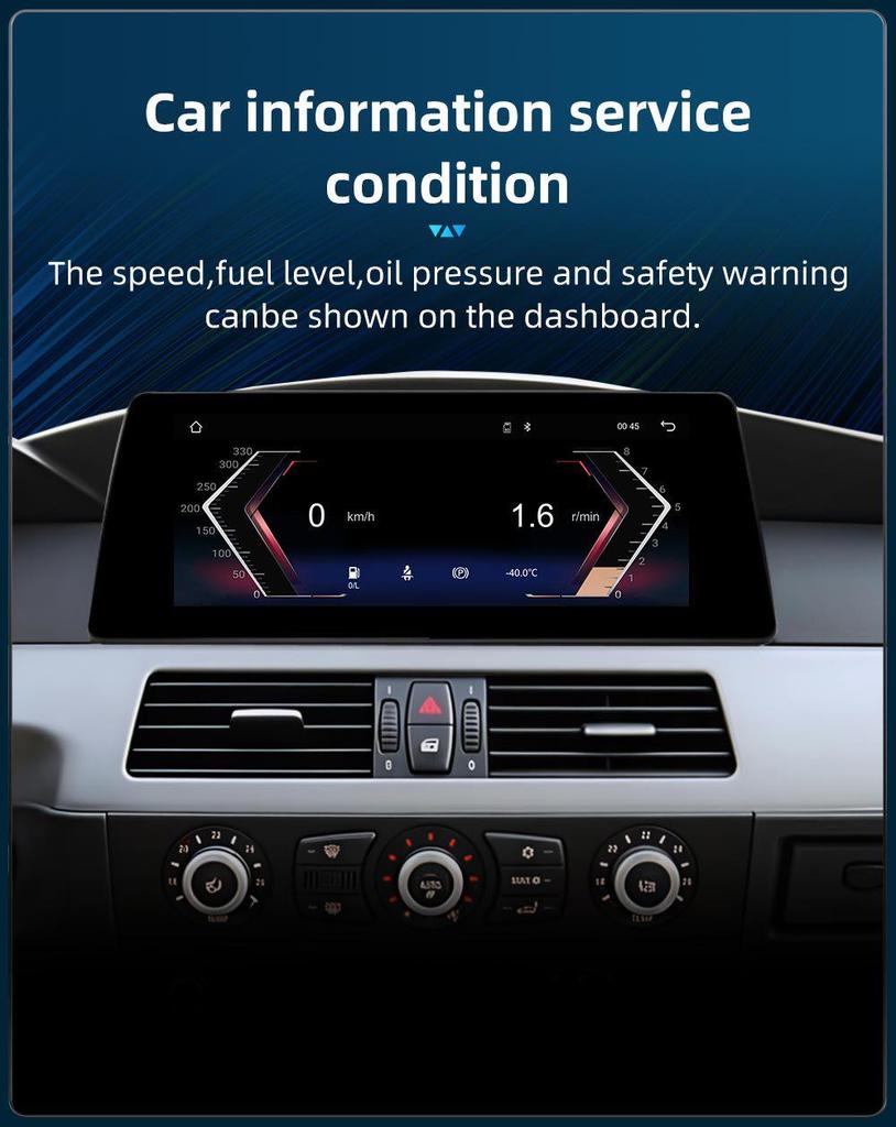 BMW 5 Series E60-E64 Central Control Screen with Integrated GPS Navigation & Radio