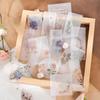 Beautiful Day Floral Shadow Silver Stamped Sticky Notes - 20 Sheets, 6 Styles