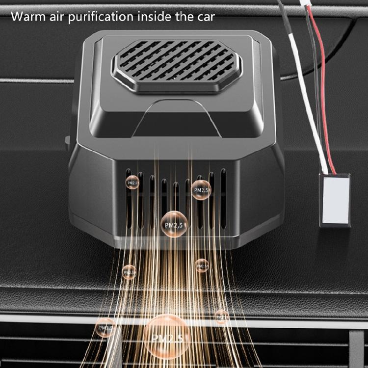 12V Car Heater Comfortable Cabin Temperature Maintenance Tool for Warmth&Visibility, Defroster Rotatable Heating Device