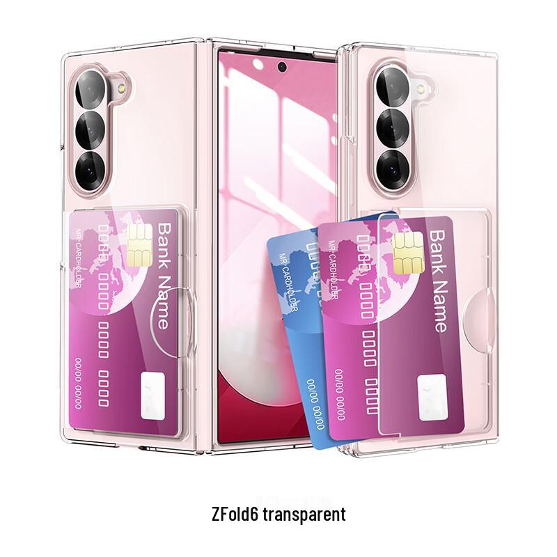 Прозрачный чехол-кошелек CAXITON для Samsung Galaxy Z Fold 6