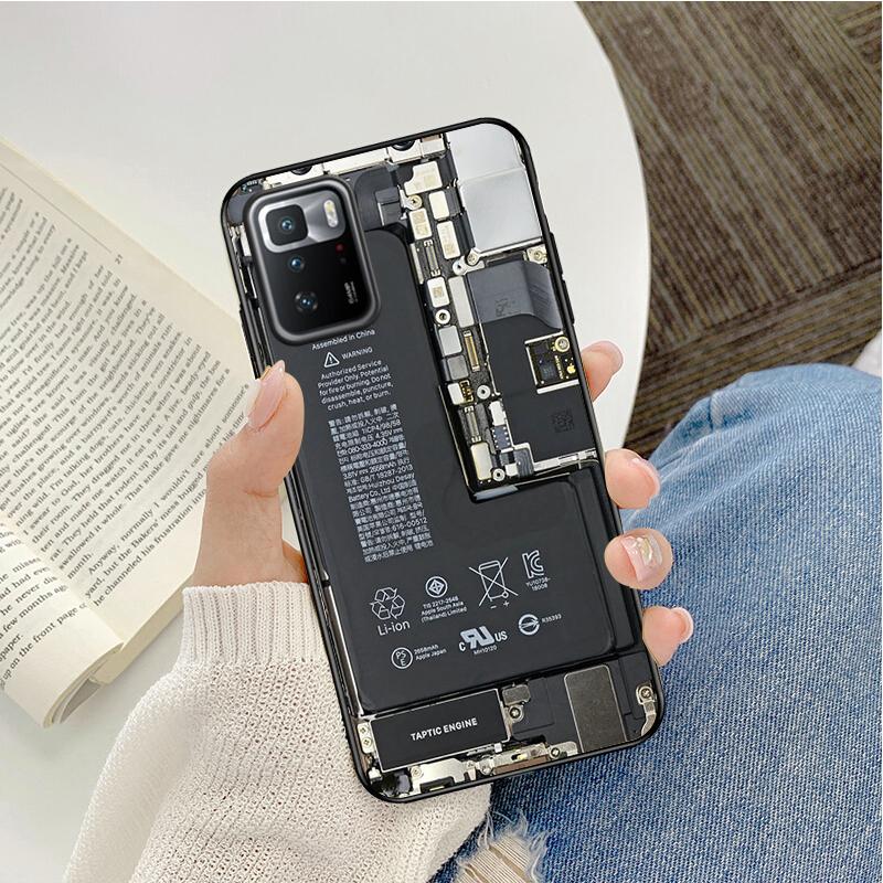 Akku Leiterplatte Handyhülle Für Xiaomi Redmi Note 11S 11 10 Pro 9Pro 8Pro Note9 9S 10S 9T Redmi 10 10C 9C 9A Funda Capa