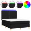 VidaXL Sommier à Lattes de Lit avec Matelas et LED, Lit Rembourré, Lit Double, Lit Adulte de Chambre à Coucher Intérieur, 3135359