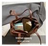 Korean Retro Suede Underarm Bag: Women's Versatile Autumn 2025 Shoulder Handbag for Casual or Work Commutes