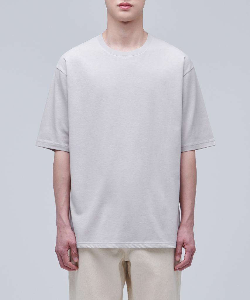 MUSINSA STANDARD Recycled Relaxed Crew Neck T-Shirt [Mushroom]