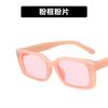 Vintage Square Sunglasses Woman Brand Designer Shades Mirror Retro Sun Glasses Female Fashion Rivet Orange Lens