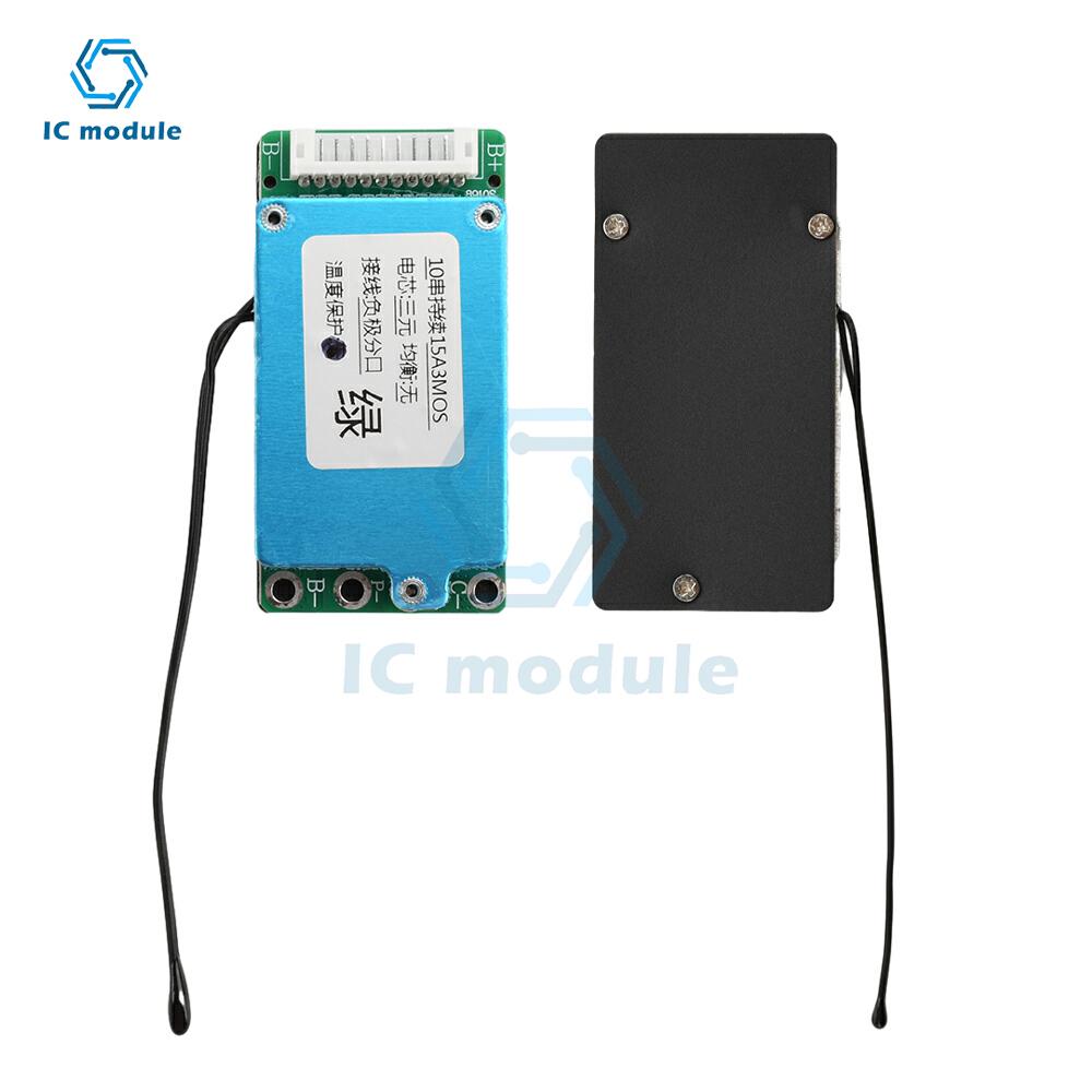 BMS 10S 36V 15A Li-Ionen-Zelle 18650 Akkuschutz BMS PCB-Platine mit Balancefunktion 36V für Ebike Escooter