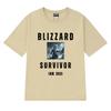 Winter Cat Blizzard Survivor Magic Wizard Cat T Shirt Unisex Women Funny Summer Short Sleeve Tshirts Unisex 100 Cotton Clothing