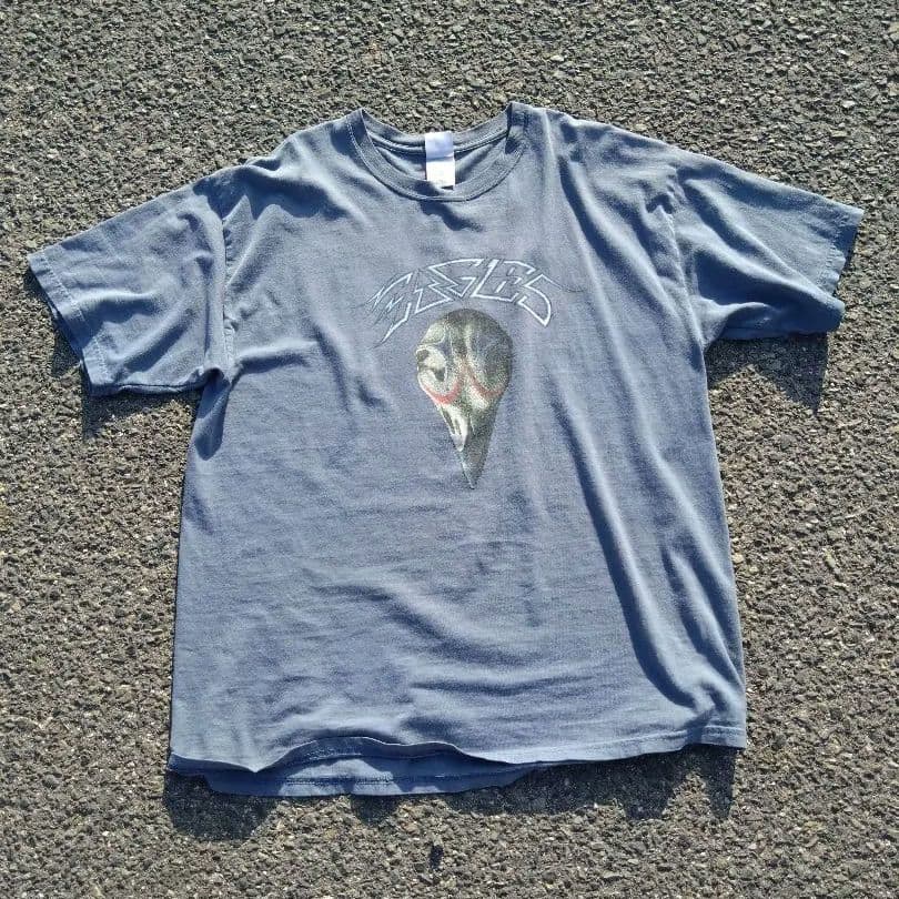 [USED] XL Evangelion Rei Ayanami Anime T-Shirt Short Sleeve Box White