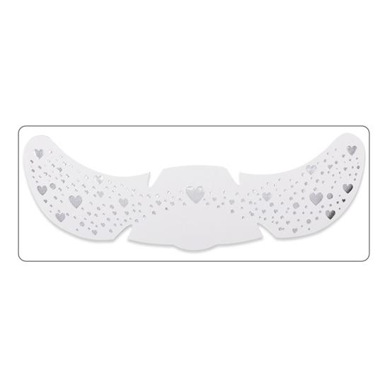 Nostalgie Freckles Face Tattoo, Glitter Makeup Patches, Sparkling Speckles, Holographic-Face Temporary Tattoo for Christmas Parties Musical