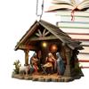Multi Scene 2D Acrylic Nativity Scene Pendant Creative 2D Christmas Tree Decoration