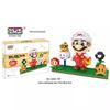 Scene Raccoon Mario Building Blocks Ornament - Educational DIY Interlocking Toy Gift.
