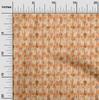 Cotton Flex Mustard Yellow Fabric Geometric Sewing Material Print Fabric By The Yard 40 Inch