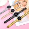 Trendy LED Digital Watch: Elegant Women's Steel Band Wristwatch for Influencers and Students