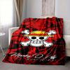 1Pc One Piece Adventure Flannel Blanket, Soft And Comfortable, Casual Warm, Camping Travel, Christmas, Halloween Xmas Gift N11