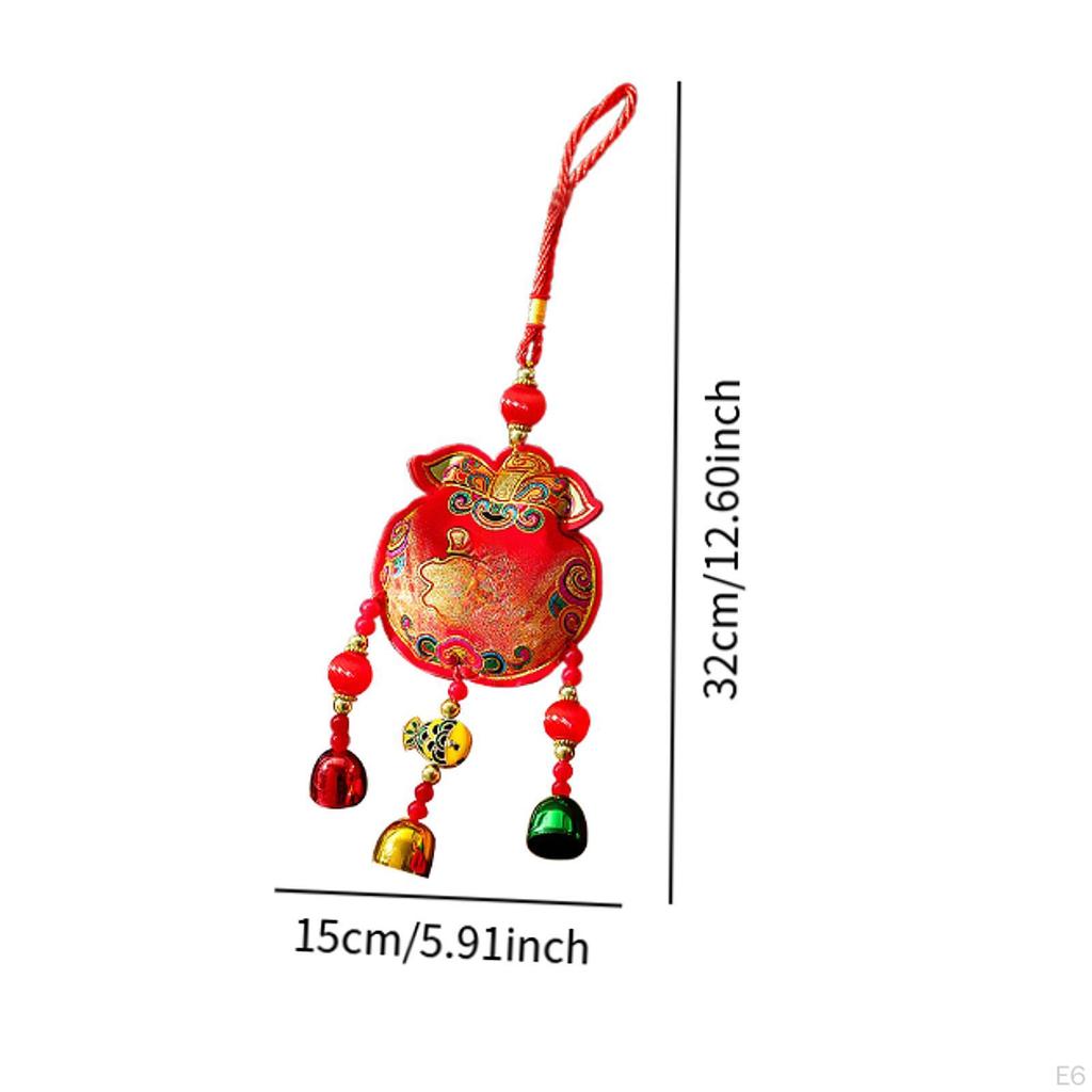 Chinesische Jahresdekoration Windspiel Fengshui-Glücksbringer Segensanhänger Frühlingsfest für