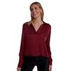 Bella Dahl Womens/Ladies Satin V Neck Long-Sleeved Sweatshirt