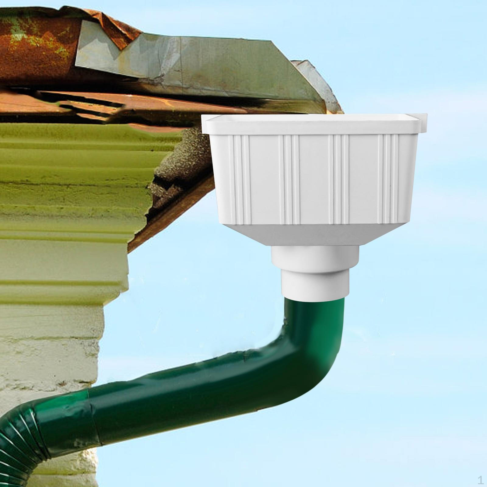 

Downspout Drain Connector, Collection System, PVC Collector, Rain Diverter Pair