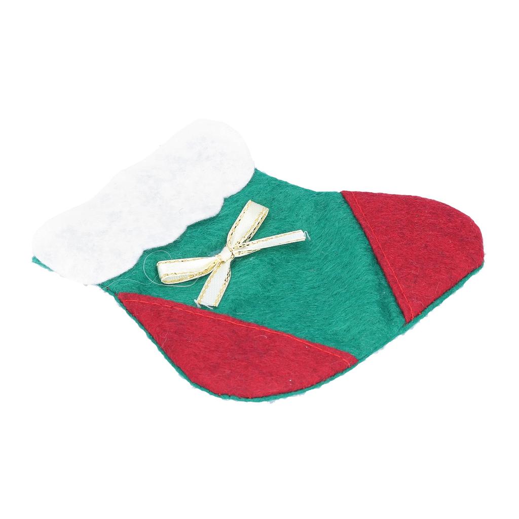 Christmas Table Socks Decoration Cute Beautiful Christmas Silverware Holder for Christmas Party Dinner Table